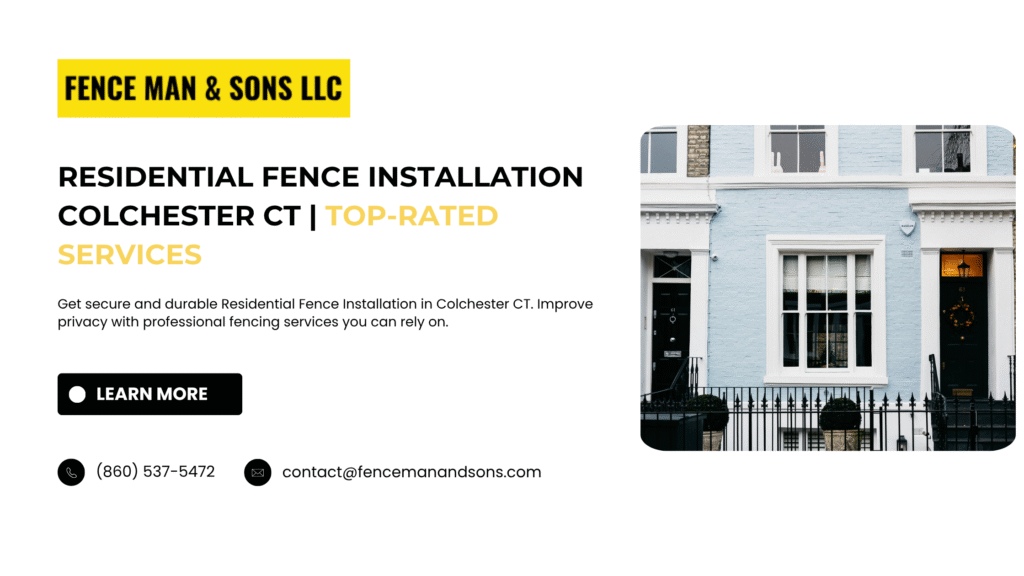 Residential Fence Installation Colchester