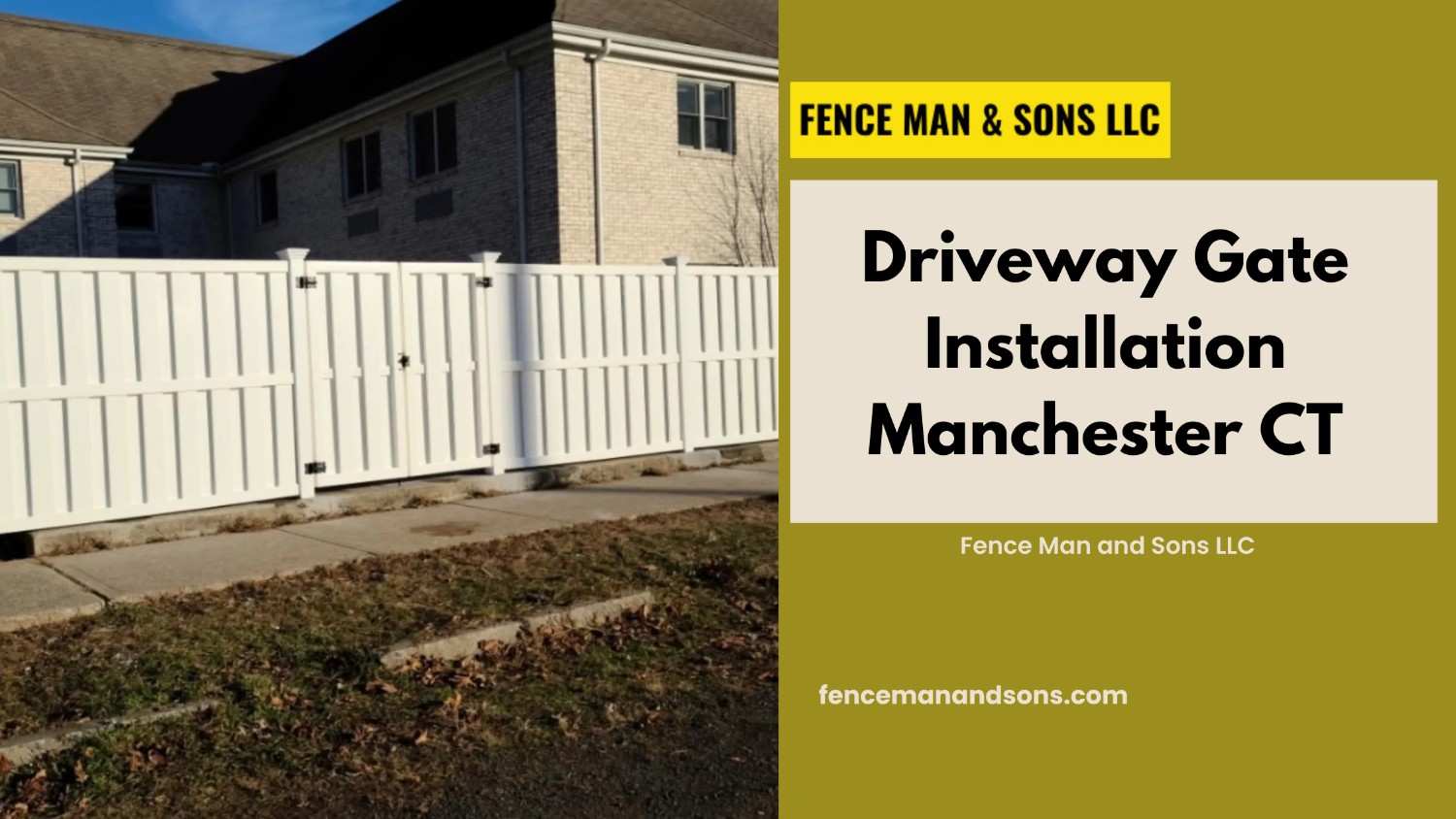 Professional Driveway Gate Installation in Manchester CT: How Do Experts Improve Property Security and Entrance Control?