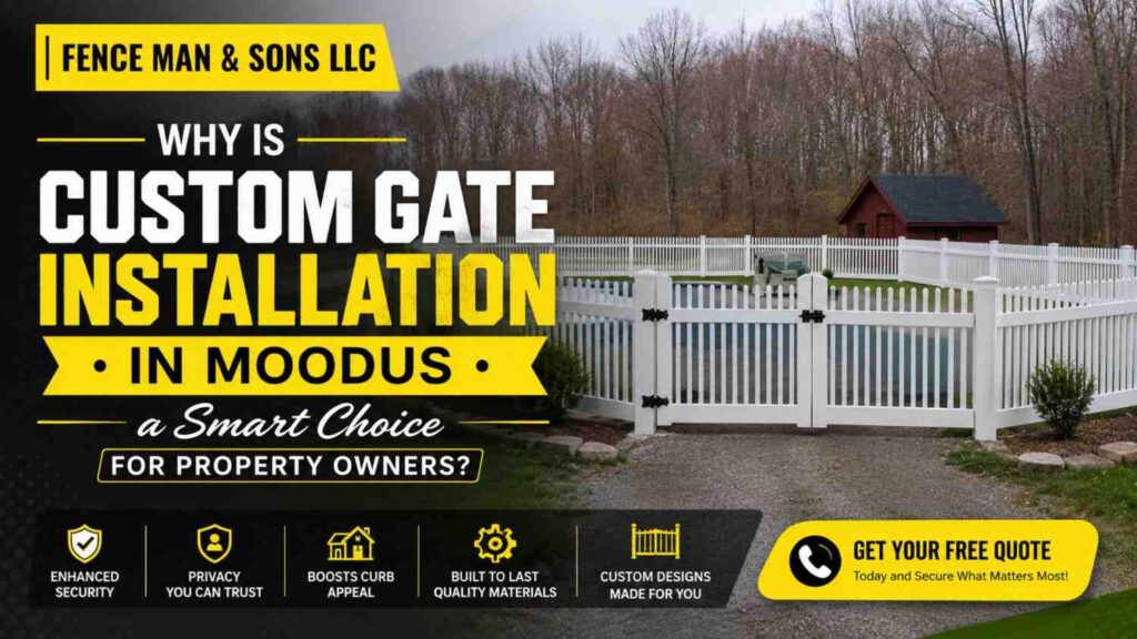 custom gate installation in Moodus